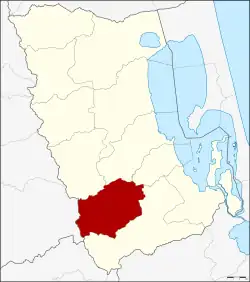 District location in Phatthalung province