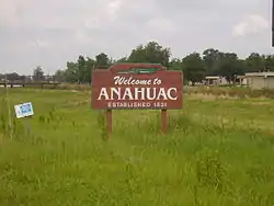 Entrance sign