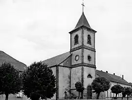 The church in Diffembach-lès-Hellimer