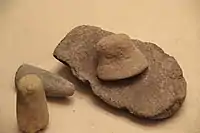 Ancient Greece Neolithic stone grinder.