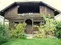 Wooden house in the village Dubyna.