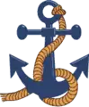 Anchor cross with rope