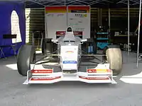 Reynard 01L converted into a hill climb racing car.