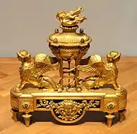 About 1785, France, gilt bronze