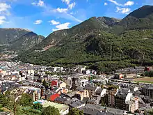 Image 3View of Andorra la Vella with mountains (from Geography of Andorra)