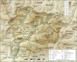 Image 1Topographic map of Andorra (from Andorra)