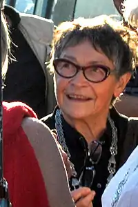 Ar Gouilh at the demonstration for the attachment of the Loire-Atlantique to Brittany in Nantes on 27 September 2014.