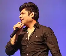 Dhar performing in Toronto, Canada, May 2018