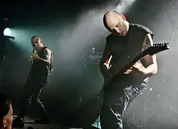 Angelcorpse performing in Paris, France, on 28 April 2008