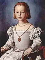 Bronzino, Portrait of Bia de' Medici, c. 1545