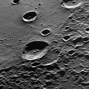 Anyte and Anguissola within the large crater Henri