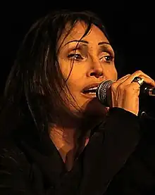 Anna Oxa in concert in 2009