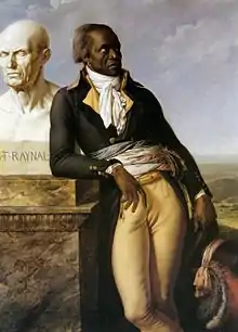 Portrait of Citizen Belley, Ex-Representative of the Colonies; by Anne-Louis Girodet; 1796–1797; oil on canvas; 1.59 x 1.11 m; Musée national du château et de Trianon, Versailles, France