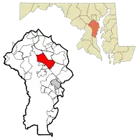 Location of Severna Park, Maryland