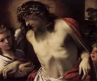 Christ Wearing the Crown of Thorns, Supported by Angels