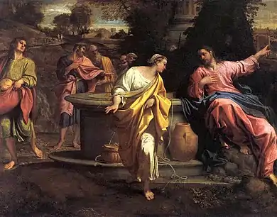 The Samaritan Woman at the Well by Annibale Carracci