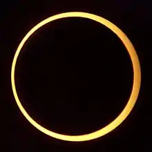 Annular solar eclipse