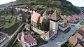 Transylvanian Saxon medieval fortified Evangelical Lutheran church in Valchid