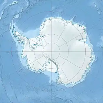 Map showing the location of Beardmore Glacier