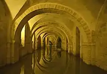 Norman vault in the crypt