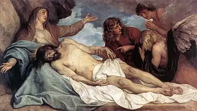 The Lamentation over the dead Christ by Anthony van Dyck. c. 1635