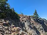 East approach to Antler Peak, just below the summit