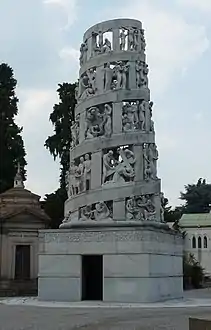 Tomb of Antonio Bernocchi, Cimitero Monumentale di Milano