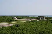 Pad 34 after being turned into a memorial site