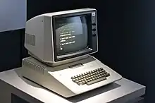 The Apple I and II Plus (pictured), invented by Steve Wozniak, helped spur the microcomputer revolution at the time.