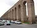 View at the crossing of Fosso di Centocelle