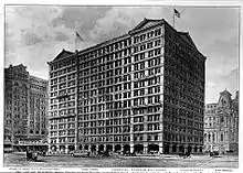 Arcade Building and pedestrian bridge to Broad Street Station, Philadelphia (1901–02, demolished 1969).