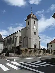 The church in Arcey