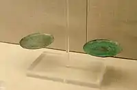 Weighing dishes from the island of Thera, Minoan civilization, 2000–1500 BC