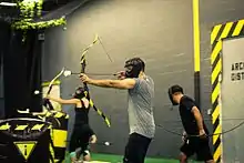 A game of archery tag in Toronto