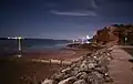 Ardrossan coastline at night