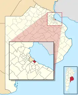 Location of Avellaneda in Gran Buenos Aires