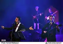 Payam Salehi and Ali Pahlavan are the main members of Arian's group performing the concert