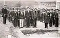 Students of "İmroz İlköğretmen Okulu/Imbros Education High School" in military training class, 03.12.1967