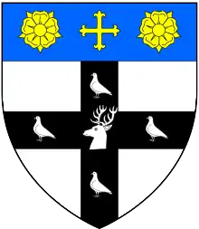 John Vesey's coat of arms