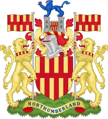 Arms of Northumberland County Council