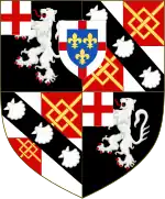 Shield of the Spencer-Churchill Dukes of Marlborough since 1817