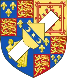 Arms of the 1st Duke of Monmouth & Buccleuch