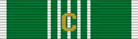 Army Commendation Ribbon with "C" Device