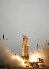 Arrow 2 launch on August 26, 2004, during AST USFT#2.