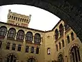 Courtyard of "Objekt 1", the earlier commandant's office