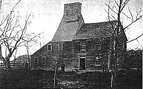 Arthur Fenner House (c. 1655) in Cranston, demolished 1886