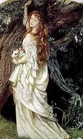 Arthur Hughes, Ophelia (c. 1865)