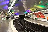 Line 3 platforms at Arts et Métiers