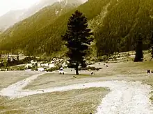 Landscape at Aru Valley