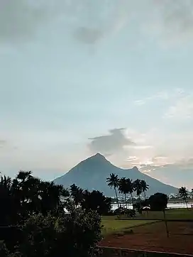 Picture of Arunachala hill taken from outside town